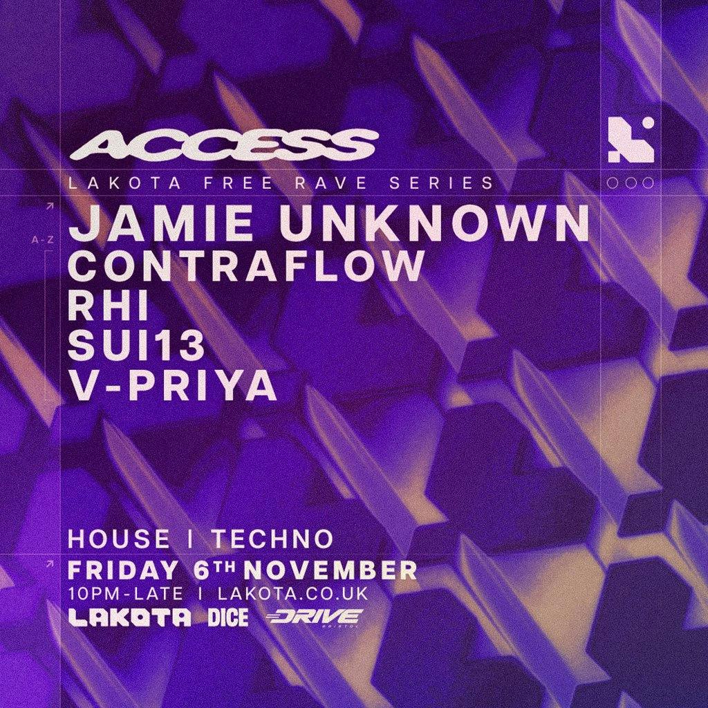 ACCESS: House & Techno Free Rave, Lakota, Stokes Croft — Bristol club night