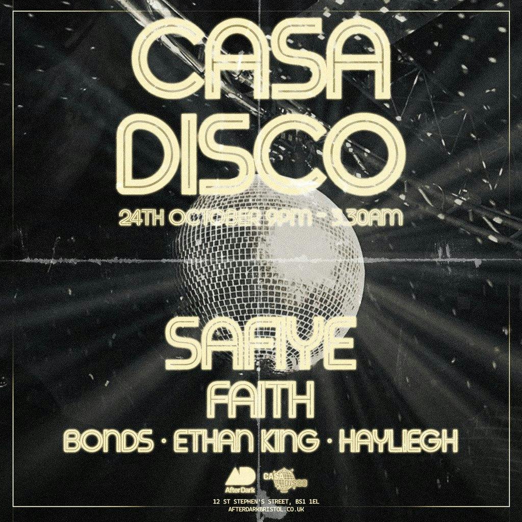 Casa Disco with Safiye, After Dark, Old City — Bristol club night