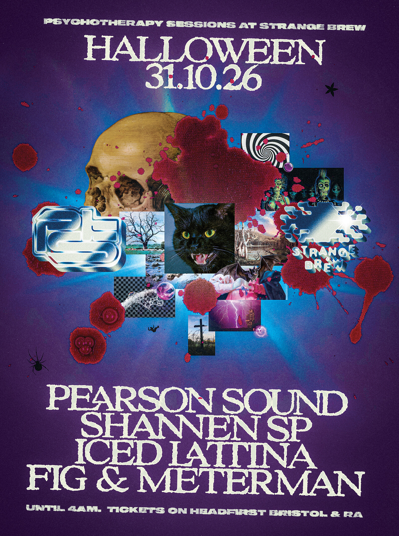 PTS Halloween: Pearson Sound & Shannen SP, Strange Brew, city centre — Bristol club night