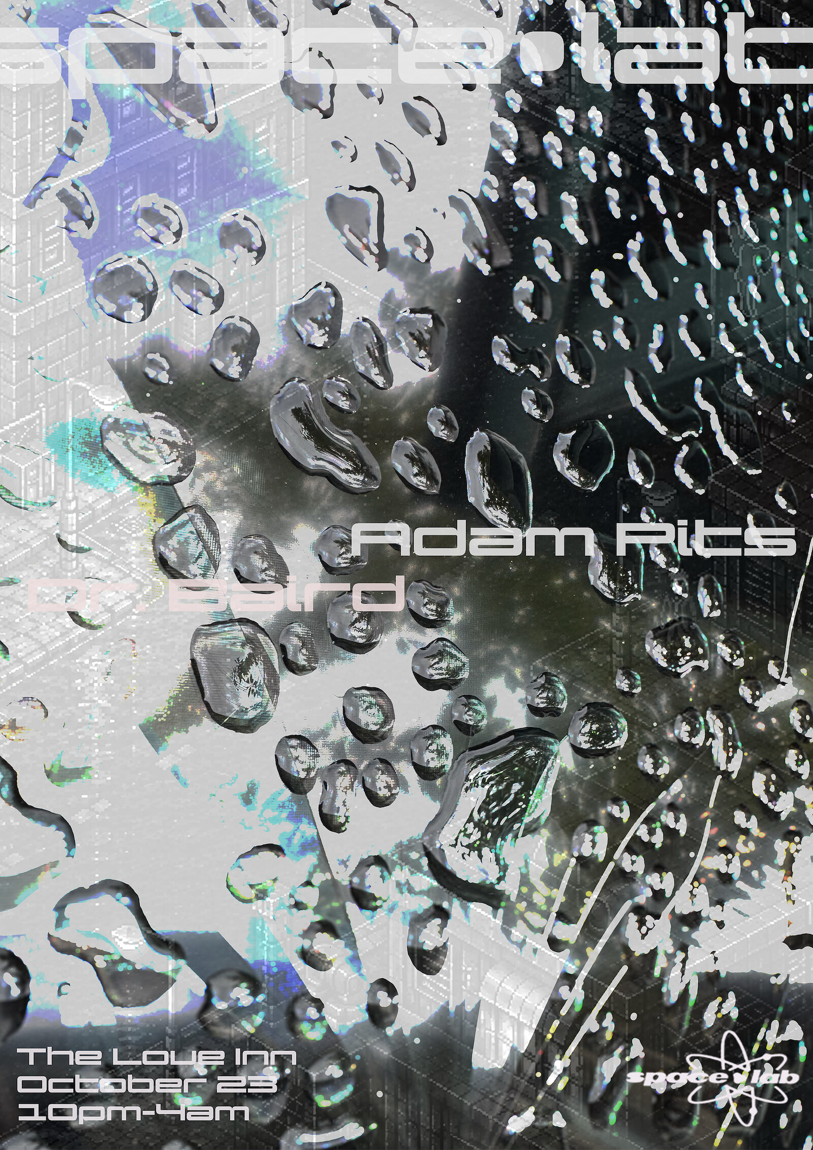 Space•lab with Adam Pits, Dr. Baird & B Alice, The Love Inn, Stokes Croft — Bristol club night